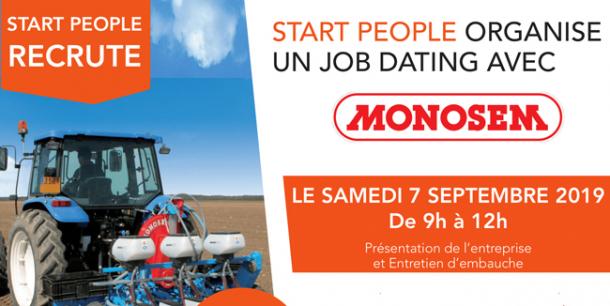 Start People Bressuire organise un jobdating pour l’entreprise Ribouleau Monosem