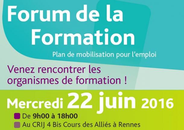 Rendez-vous au Forum de la Formation de Rennes