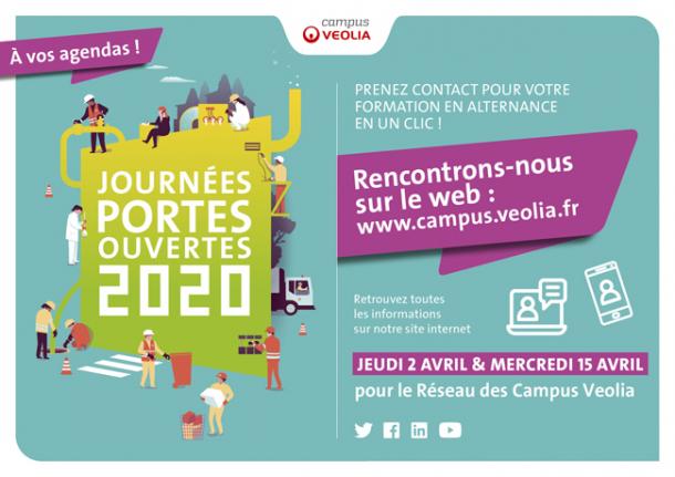 Campus Veolia : prenez contact pour votre formation en alternance